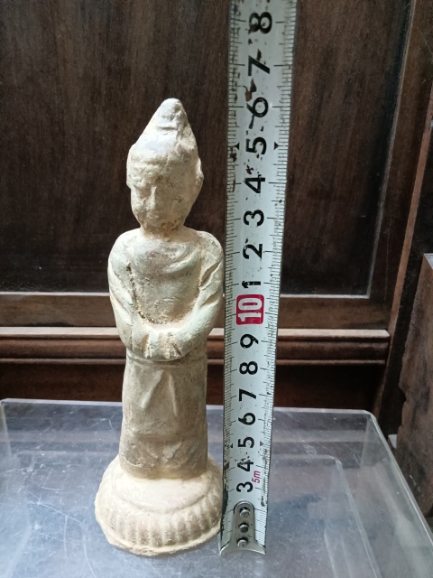 古玩陶瓷唐代綠釉佛造像拍賣，當前價格3000元