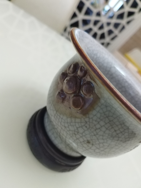 古玩陶瓷哥窯香爐拍賣，當(dāng)前價(jià)格2680元