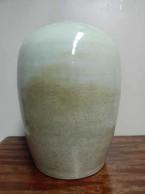 古玩陶瓷花鳥紋豆青釉青花冬瓜罐拍賣,當前價格1688元