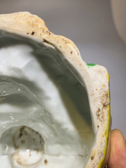 古玩陶瓷（民國精品）五彩彌勒佛塑像拍賣，當前價格4888元