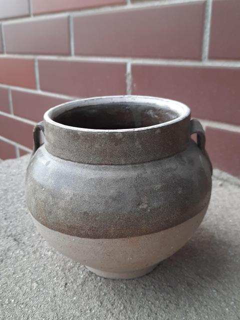 古玩陶瓷磁州窯茶葉末釉雙系罐拍賣，當前價格3500元