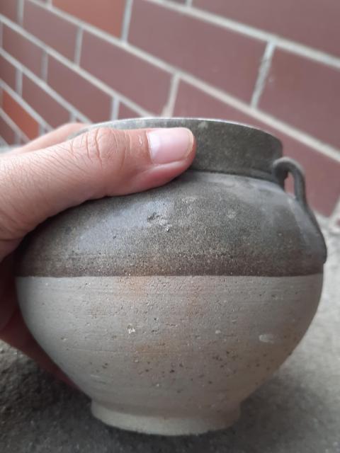 古玩陶瓷磁州窯茶葉末釉雙系罐拍賣，當前價格3500元