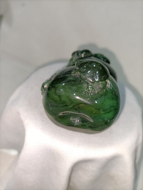 古玩雜項碧玉雕葫蘆掛件拍賣，當前價格0元