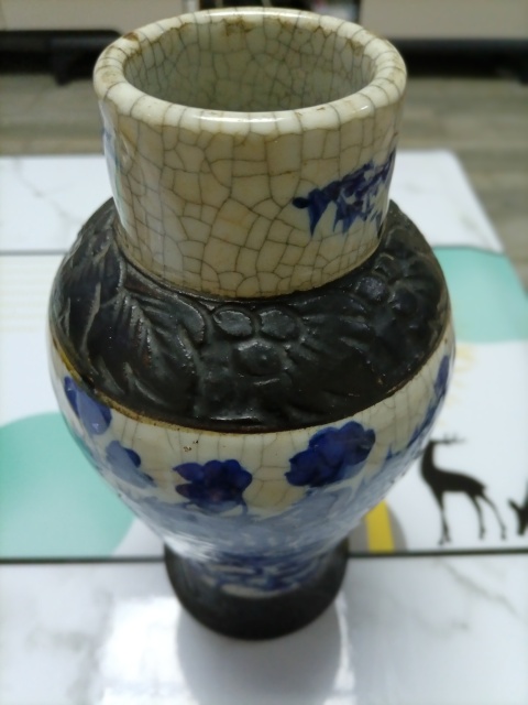 古玩陶瓷青花龍紋瓶拍賣，當前價格1680元