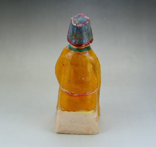 古玩陶瓷明末清初.三彩土地公拍賣，當前價格1880元