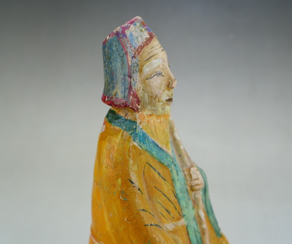 古玩陶瓷明末清初.三彩土地公拍賣，當前價格1880元