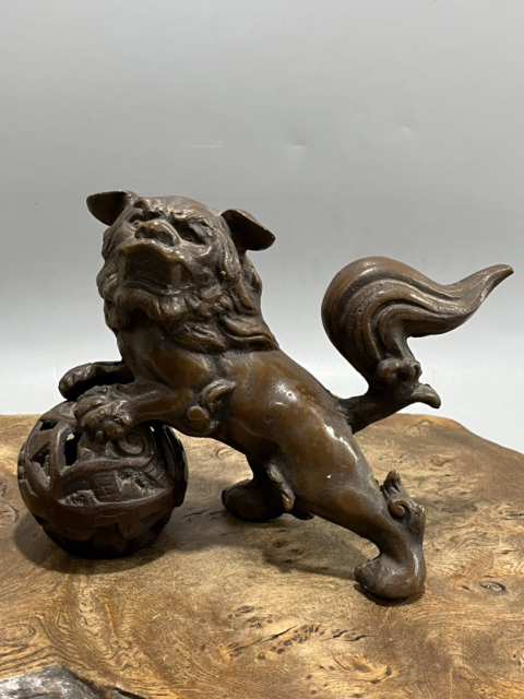 古玩雜項獅子擺件拍賣，當前價格999元