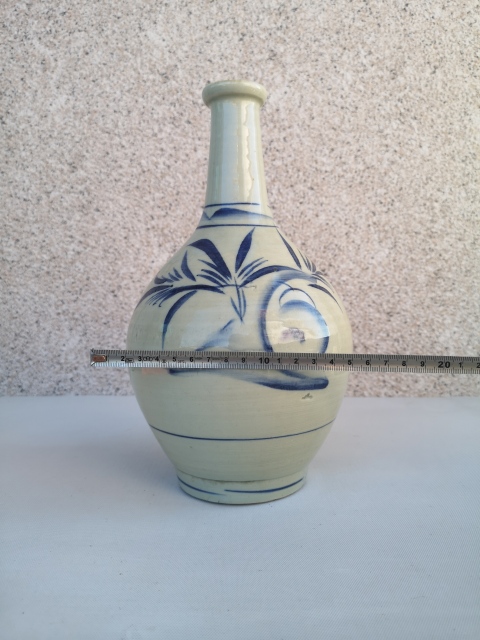 古玩陶瓷花卉紋青花瓶拍賣,當前價格580元