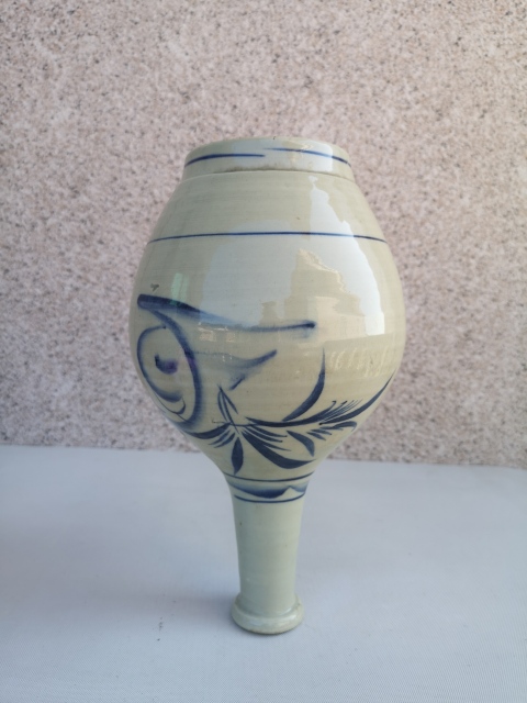 古玩陶瓷花卉紋青花瓶拍賣,當前價格580元