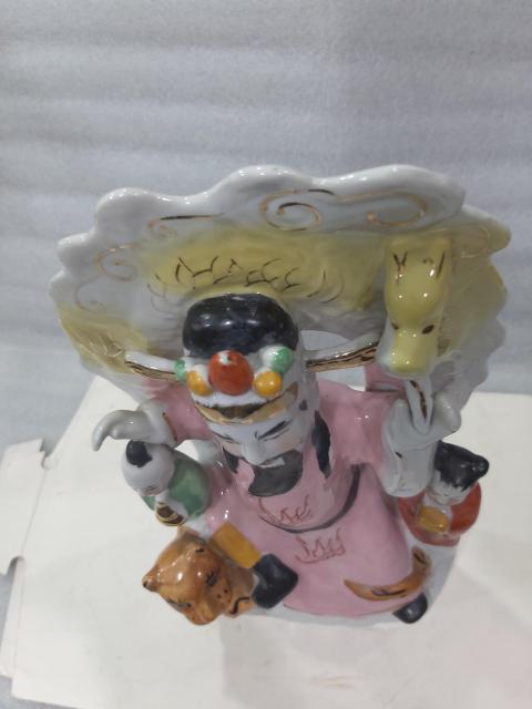 古玩雜項粉彩瓷塑藥王擺件拍賣,當(dāng)前價格666元