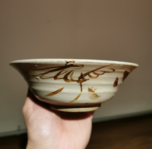 古玩陶瓷福字款鳳鳥紋碗拍賣,當前價格3000元