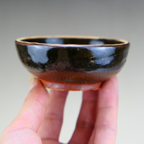 古玩陶瓷窯變黑釉茶盞拍賣,當(dāng)前價(jià)格720元