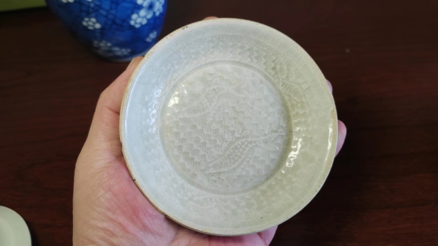 古玩陶瓷宋代湖田窯雙魚洗拍賣,當前價格4500元