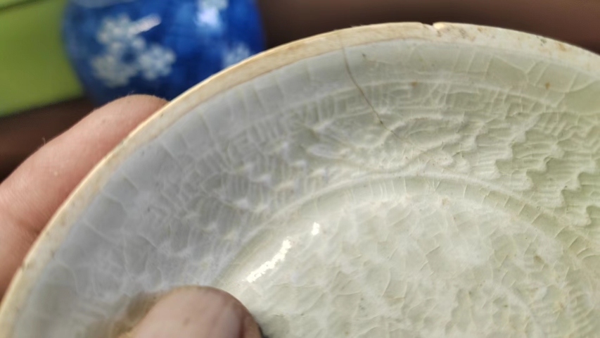 古玩陶瓷宋代湖田窯雙魚洗拍賣,當前價格4500元