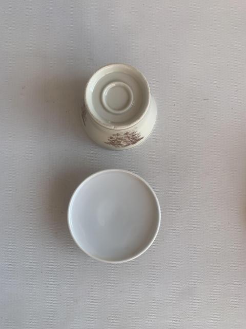 古玩陶瓷竹紋蓋杯拍賣,當前價格198元