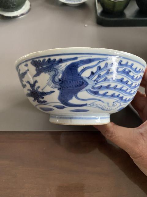 古玩陶瓷青花龍鳳碗拍賣，當(dāng)前價格8800元