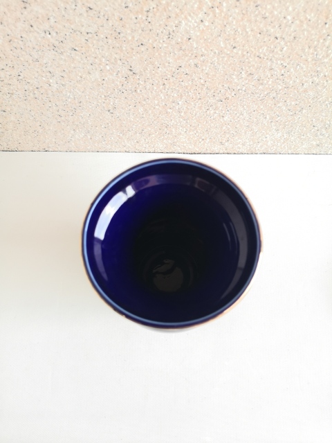 古玩陶瓷花鳥紋藍釉粉彩瓶拍賣,當前價格228元