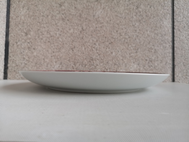 古玩陶瓷花卉紋青花彩繪描金盤拍賣,當前價格480元