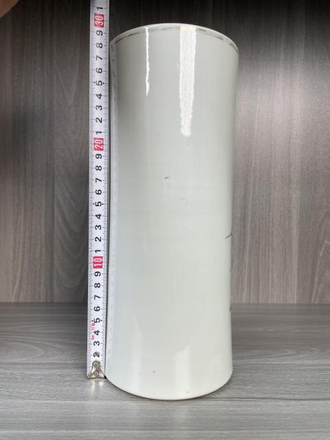 古玩陶瓷民國 名家精品粉彩愛蓮圖帽筒拍賣,當前價格2800元