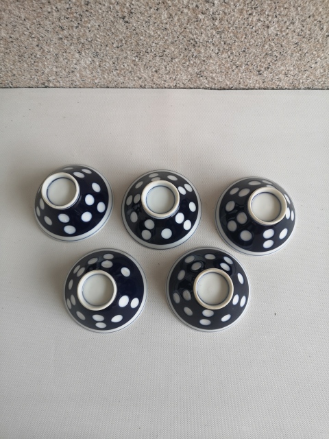 古玩陶瓷藍釉留白盞拍賣,當前價格260元