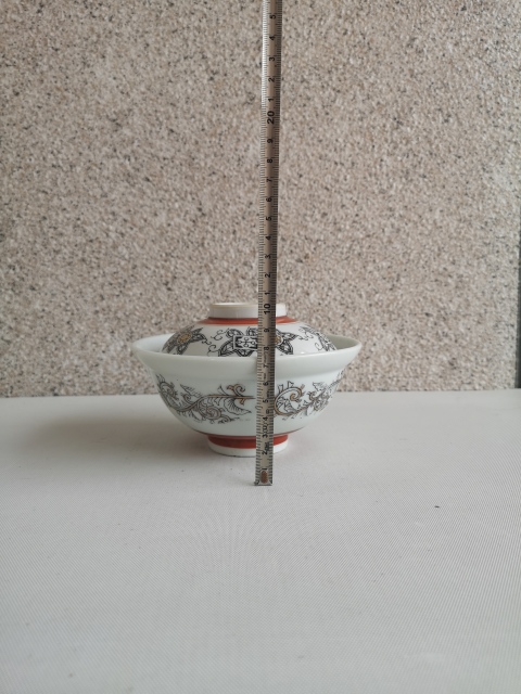 古玩陶瓷花卉紋蓋碗拍賣,當(dāng)前價(jià)格298元