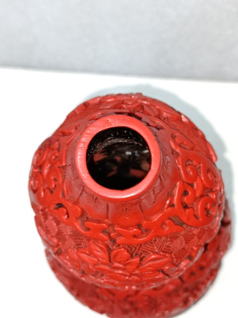 古玩雜項剔紅雕漆葫蘆擺件拍賣,當前價格680元