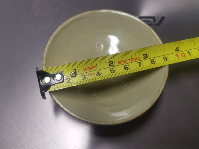 古玩陶瓷元代，磁州觀臺窯白釉淺碗拍賣，當前價格1666元