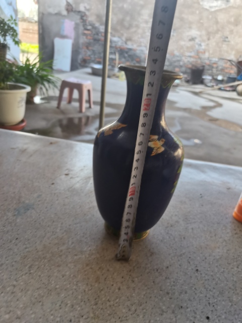 古玩雜項景泰藍花瓶拍賣,當前價格999元