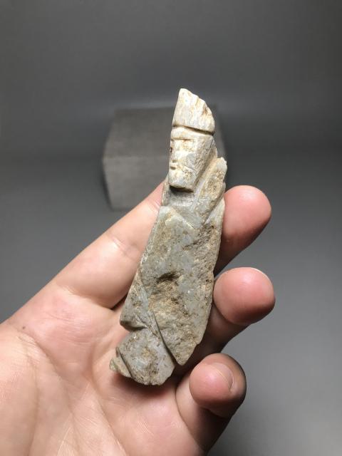 古玩雜項壽山石老翁拍賣,當前價格299元