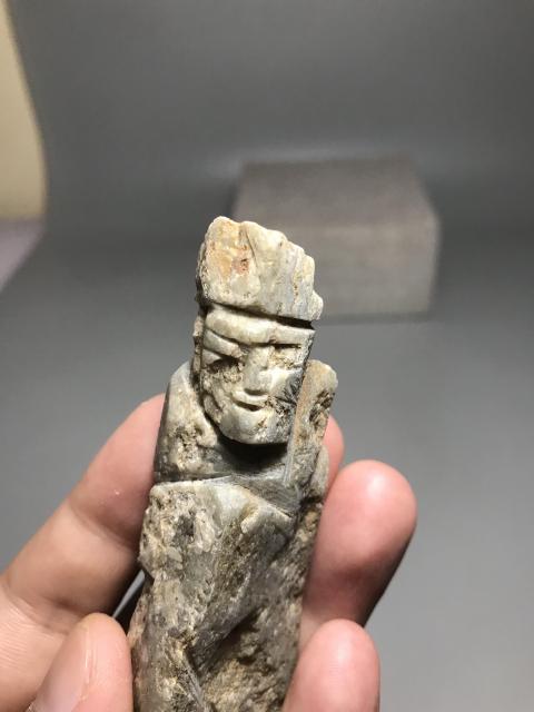 古玩雜項壽山石老翁拍賣,當前價格299元