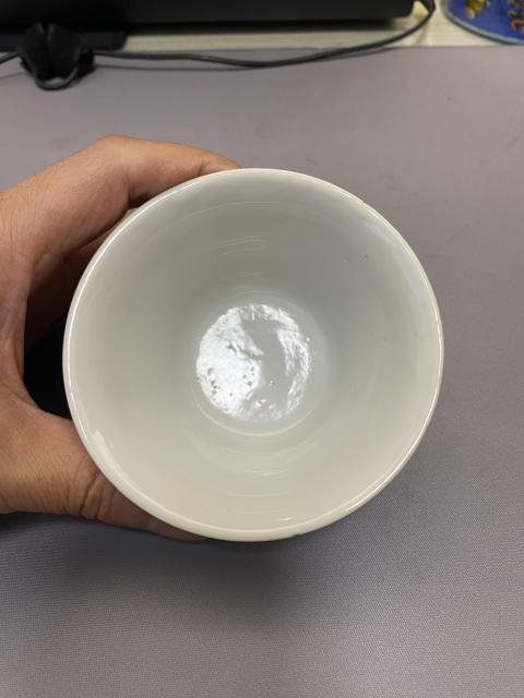 古玩陶瓷玉環底白釉杯拍賣,當前價格5800元