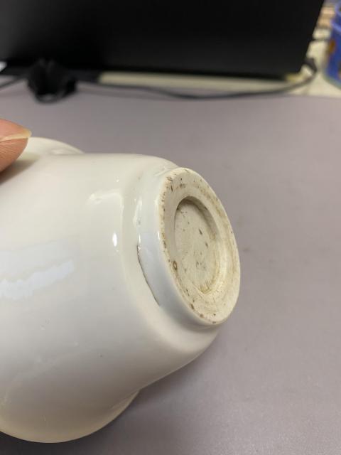 古玩陶瓷玉環底白釉杯拍賣,當前價格5800元