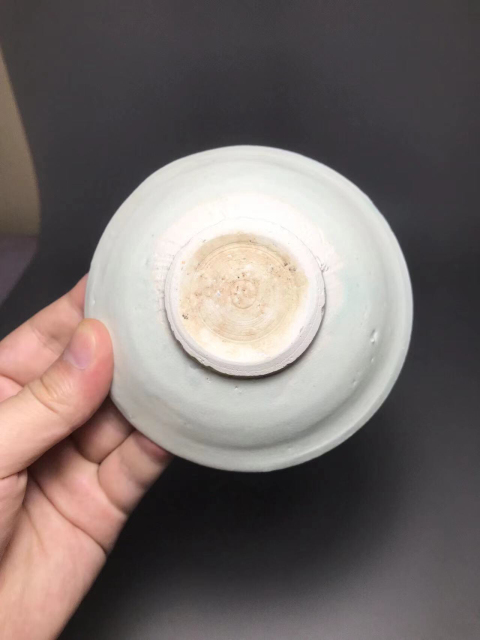 古玩陶瓷精品天青釉筆洗盤拍賣,當前價格4888元