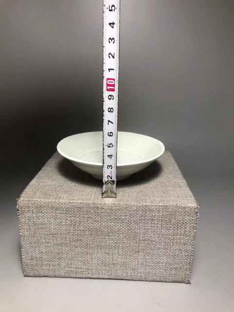 古玩陶瓷精品天青釉筆洗盤拍賣,當前價格4888元