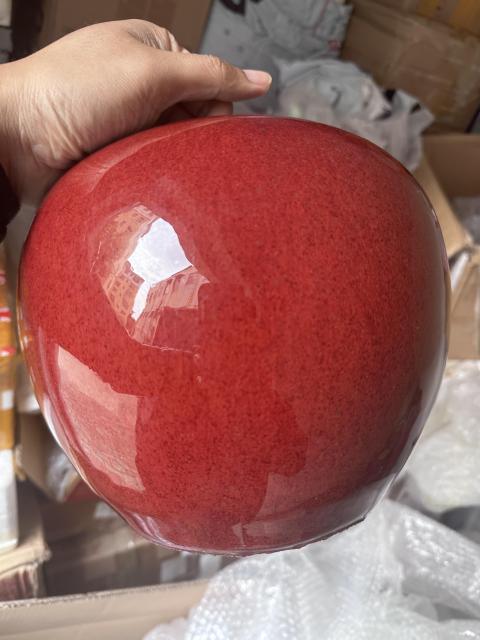 古玩陶瓷鈞紅釉西瓜蓋罐拍賣,當前價格3500元