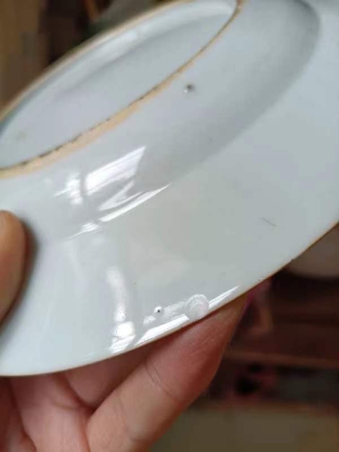 古玩陶瓷康熙·青花人物故事紋折沿盤真品鑒賞圖