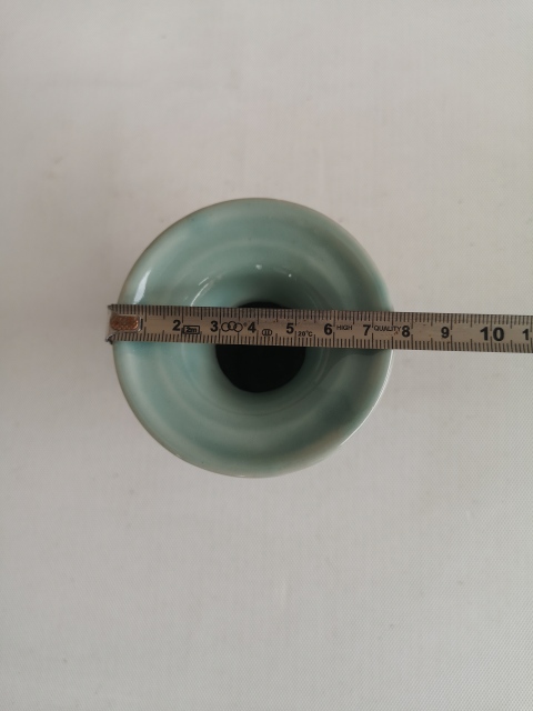 古玩陶瓷青釉花觚拍賣，當前價格168元