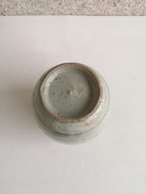 古玩陶瓷清早期吉語紋青花四系壺拍賣,當(dāng)前價(jià)格400元
