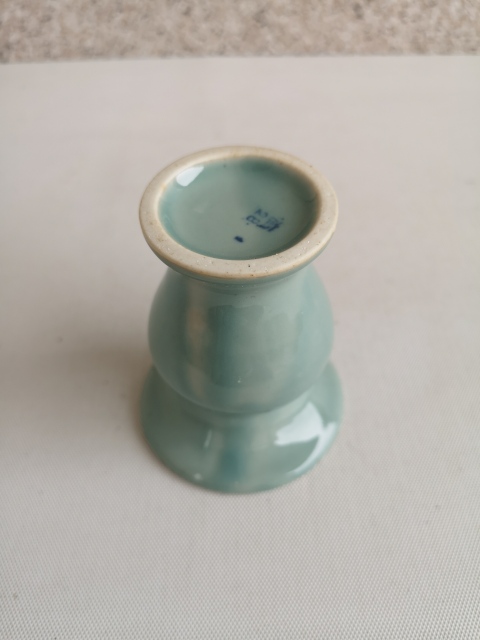 古玩陶瓷青釉花觚拍賣，當前價格168元
