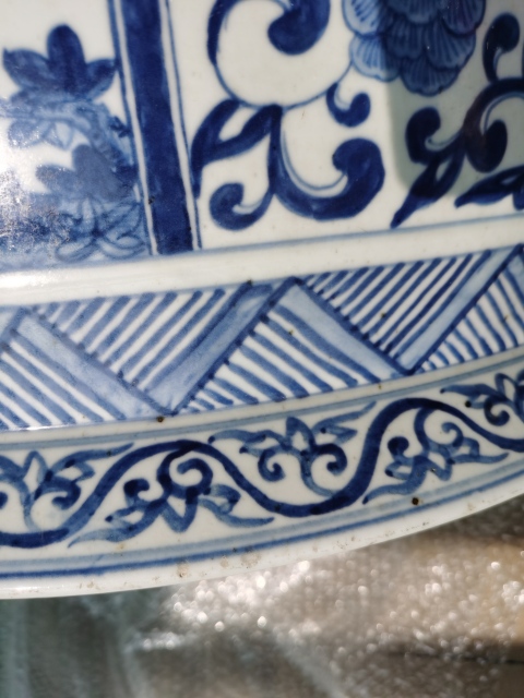 古玩陶瓷創(chuàng)匯?青花鸞鳳和鳴紋畫缸拍賣，當(dāng)前價(jià)格6600元