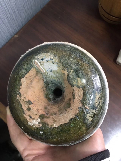 古玩陶瓷秦漢·綠釉博山爐拍賣,當前價格99999元
