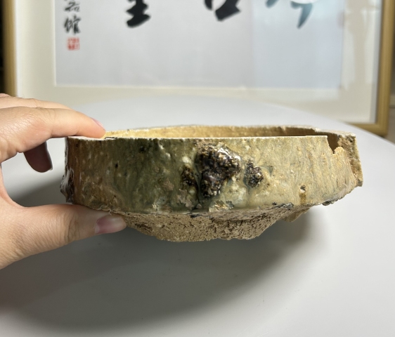 古玩陶瓷南宋 青白釉刻花水洗拍賣,當前價格480元