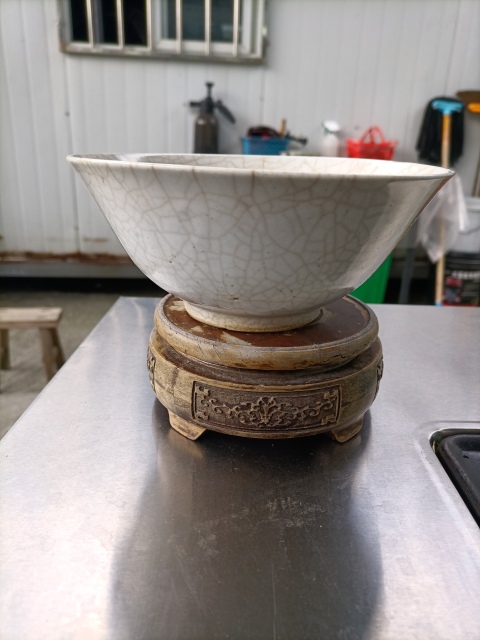 古玩陶瓷哥釉碗拍賣,當前價格300元