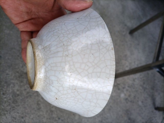 古玩陶瓷哥釉碗拍賣,當前價格300元