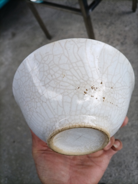古玩陶瓷哥釉碗拍賣,當前價格300元