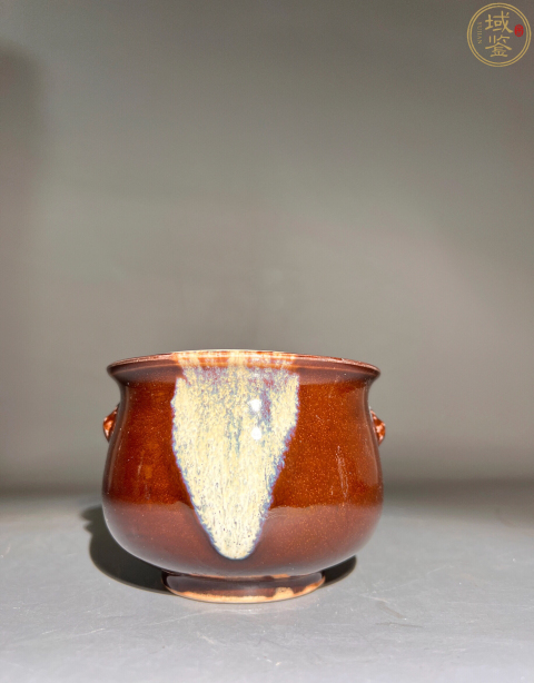 古玩陶瓷仿魯山窯窯變獸耳香爐拍賣(mài),當(dāng)前價(jià)格3888元