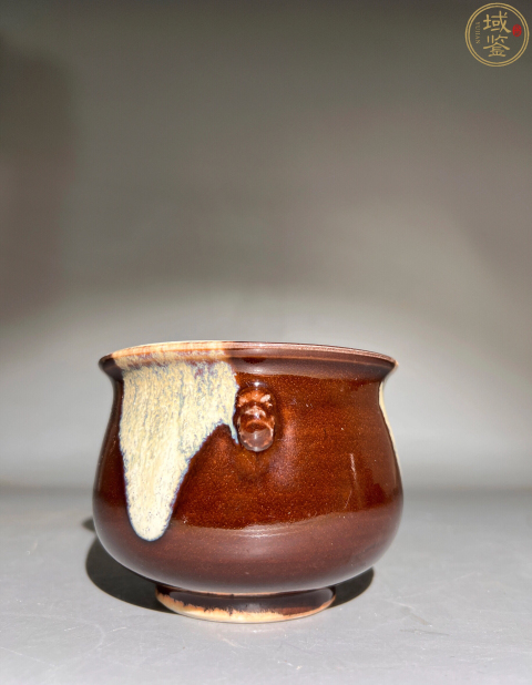 古玩陶瓷仿魯山窯窯變獸耳香爐拍賣(mài),當(dāng)前價(jià)格3888元