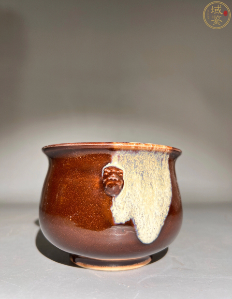 古玩陶瓷仿魯山窯窯變獸耳香爐拍賣(mài),當(dāng)前價(jià)格3888元