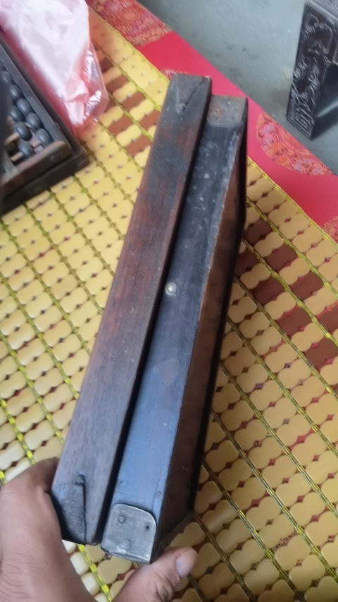古玩雜項晚清紅木算盤一對拍賣,當前價格999元