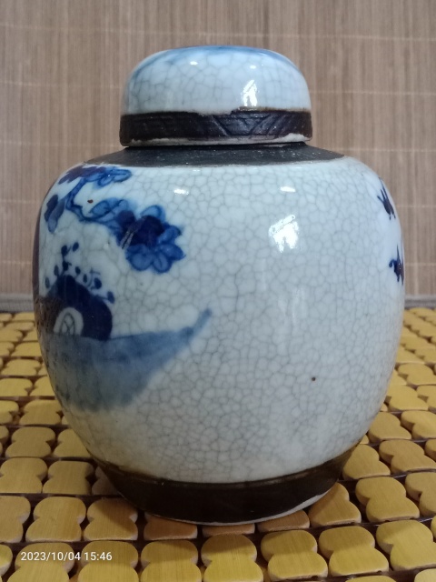 古玩陶瓷絕世好品花高士罐拍賣,當前價格888元